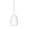 Besa Lighting Pera 6 Cord Pendant, Opal Matte, Satin Nickel Finish, 1x50W Halogen 1XT-171307-SN - alternate 1